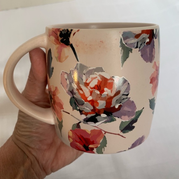 INDIGO | Floral Design on Pink Background Mug | - Picture 4 of 7